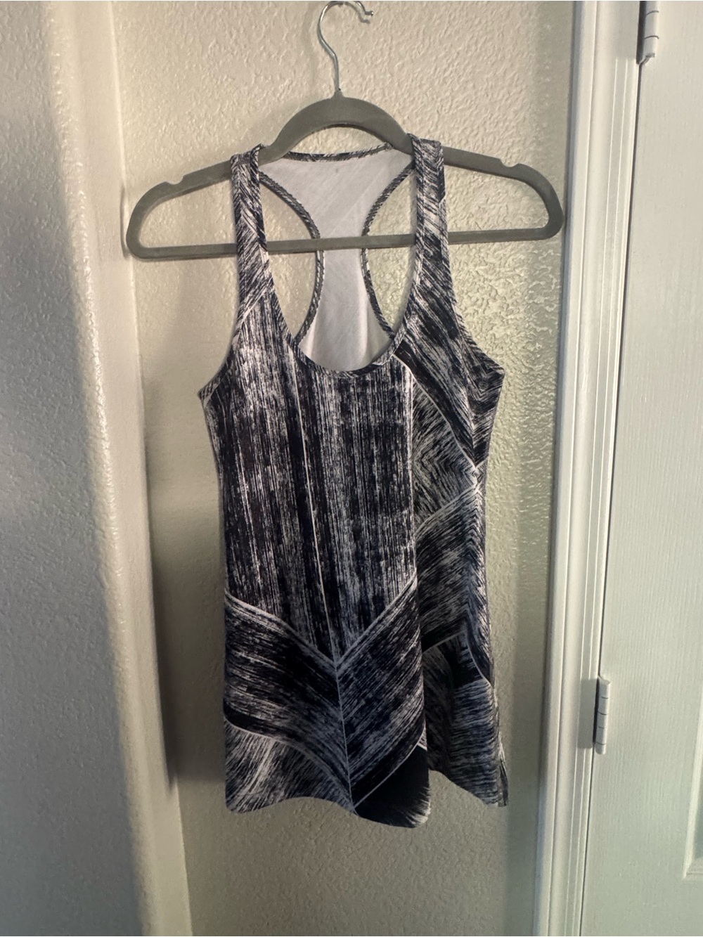 lululemon athletica Black and White Racerback Tank